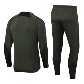 FC Barcelona Quarter Zip Training Huppari Suits 2023-24 Vihreä